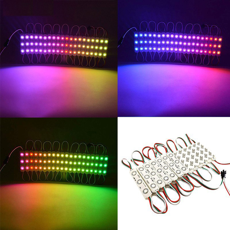 DC12V WS2811 0.72W Waterproof 5050SMD Full Color Digital RGB Injection Moulding LED Pixel Modules String, 20PCS/String DC12V WS2811 0.72W Waterproof 5050SMD Full Color Digital RGB Injection Moulding LED Pixel Modules String, 20PCS/String